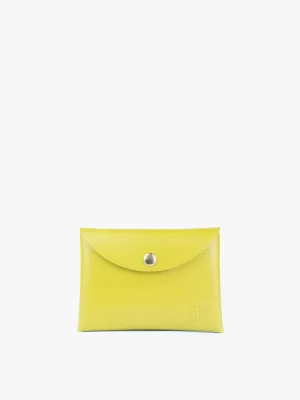 lemon leather wallet