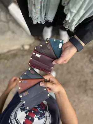 unisex leather cardholder